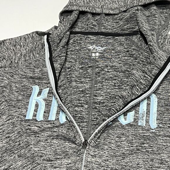 4Her By Karl Banks Seattle Kraken Full Zip Hoodie Womens Size Medium Gray NHL - Picture 6 of 9